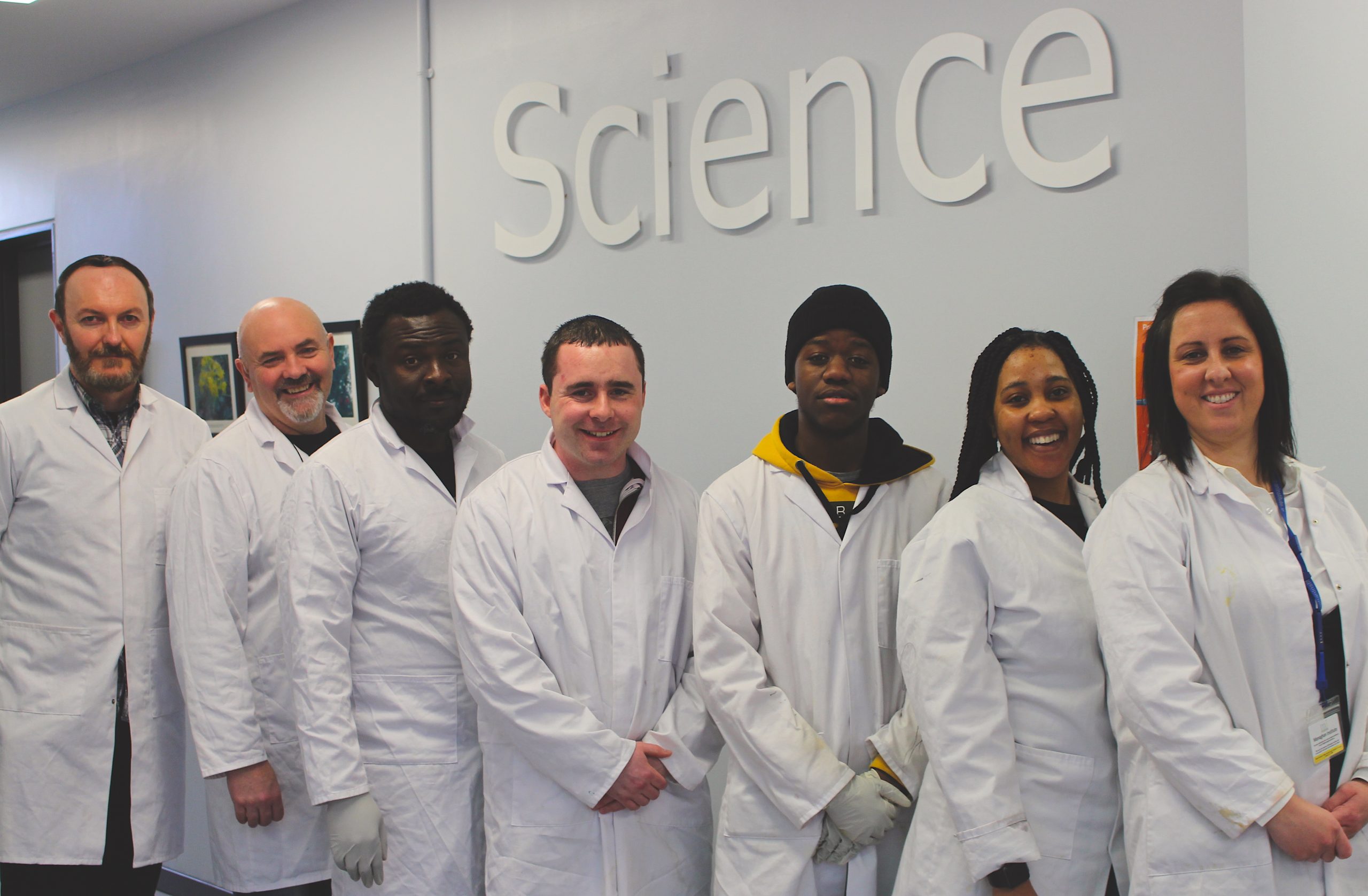 Science Students with Aileen