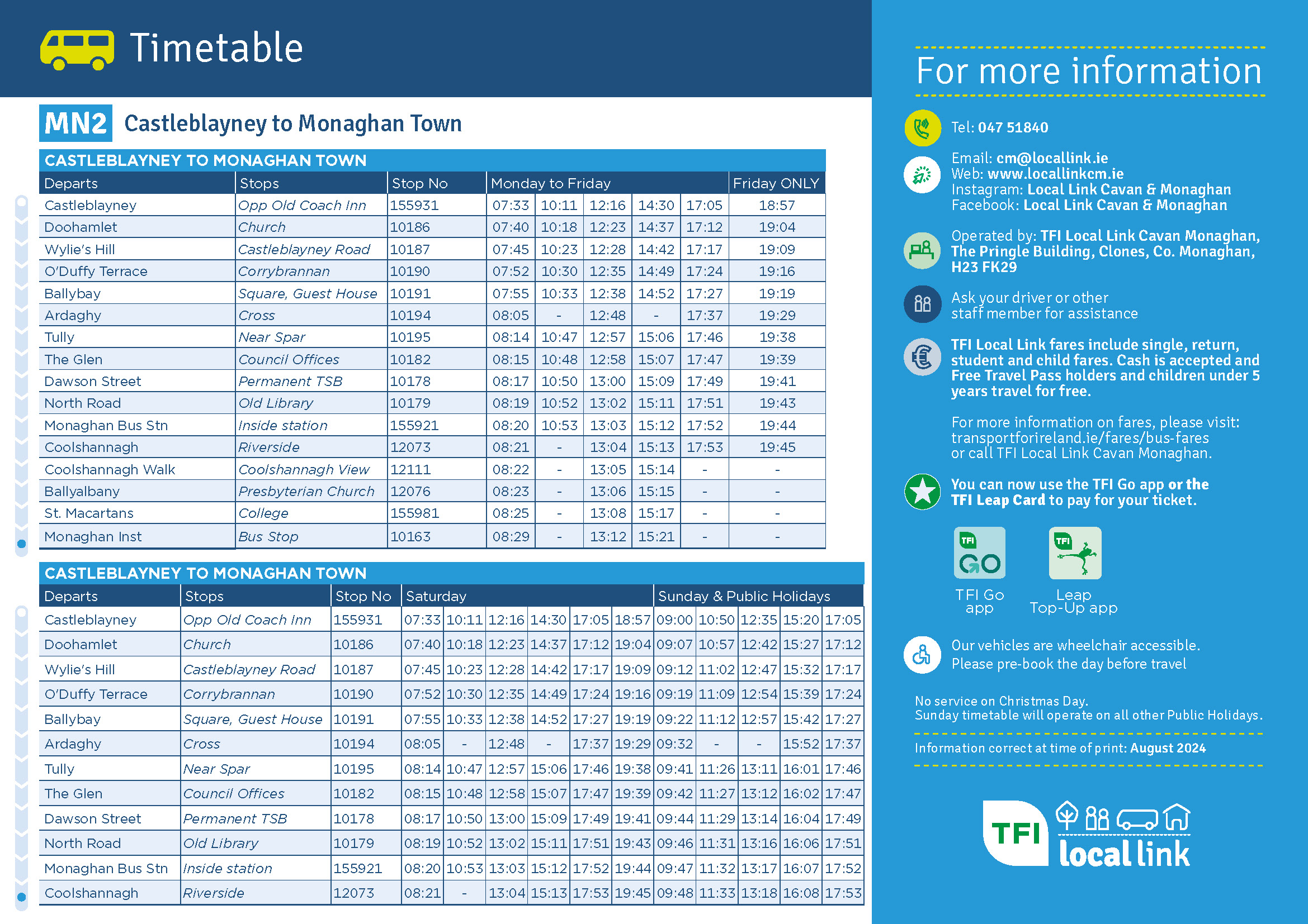 Bus Timetable